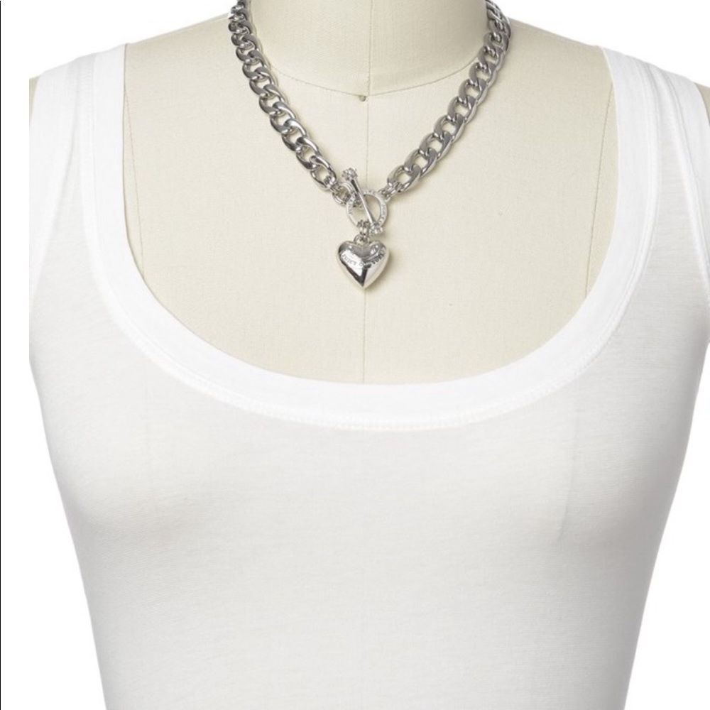 Juicy Couture Heart  drop necklace